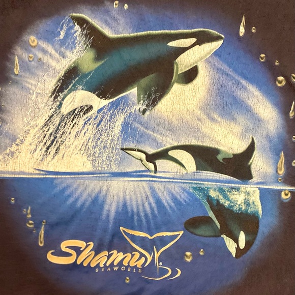 Seaworld vintage Shamu t-shirt L - Picture 2 of 3